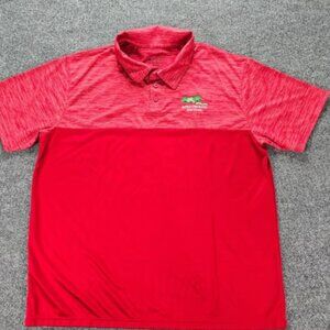 Augusta Sportswear Polo Shirt Mens XL Red Apple Orchard Golf Course Performance